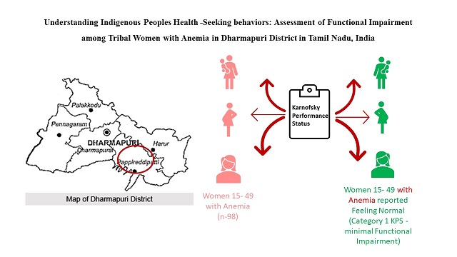 Understanding indigenous peoples health-seeking behaviors: Assessment of functional impairment among tribal women with anemia in dharmapuri district in Tamil Nadu, India 